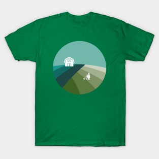 Simplified Farming Landscape T-Shirt